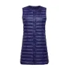 Fall - winter ultralight long down vestJackets