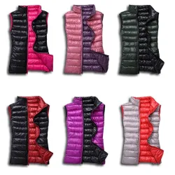 Warm - down - vest double face