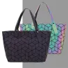 Geometry totes sequins - mirror effect - luminous bag
