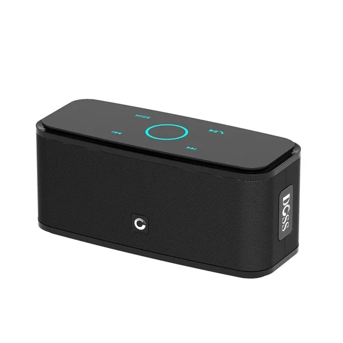 DOSS SoundBox - 2 * 6W - Bluetooth-högtalare - touch control - trådlöst - stereo ljud - bas - inbyggd mikrofon
