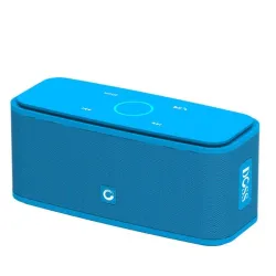 DOSS SoundBox - 2 * 6W - Bluetooth-luidspreker - aanraakbediening - draadloos - stereogeluid - bas - ingebouwde microfoonBlue...