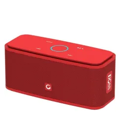 DOSS SoundBox - 2 * 6W - Bluetooth-luidspreker - aanraakbediening - draadloos - stereogeluid - bas - ingebouwde microfoonBlue...