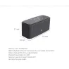 DOSS SoundBox - 2 * 6W - Bluetooth-luidspreker - aanraakbediening - draadloos - stereogeluid - bas - ingebouwde microfoonBlue...