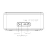 DOSS SoundBox - 2 * 6W - Bluetooth-luidspreker - aanraakbediening - draadloos - stereogeluid - bas - ingebouwde microfoonBlue...