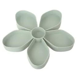 Petalformad snack box tray - roterande - matlagring