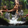 Natural tree trunk driftwood - aquarium & fish tank plant - wooden decoration