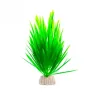 Planta verde artificial - grama decorativa de aquário