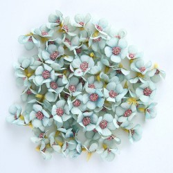 Flores artificialesDaisies de seda artificial - para hacer la decoración - 2 cm - 50 piezas