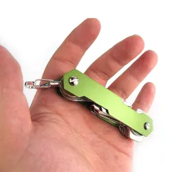 Keysholder - aluminiumklipp - organisatör - keychain - keywallet