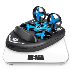 JJRC H36F Terzetto 1/20 2.4G - 3 i 1 - RC flygande drönare - landkörning båt - RTR modell