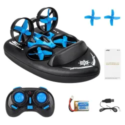 JJRC H36F Terzetto 1/20 2.4G - 3 i 1 - RC flygande drönare - landkörning båt - RTR modell