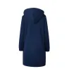 Casual oversized takki - pitkä huima hikipaita zipperillä - plus size