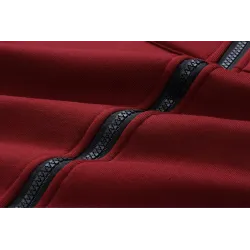Veste surdimensionnée décontractée - long sweat à capuche avec fermeture éclair - plus taille