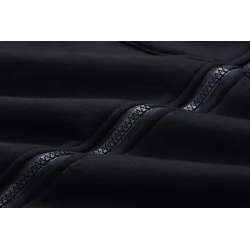 Casual oversized takki - pitkä huima hikipaita zipperillä - plus size