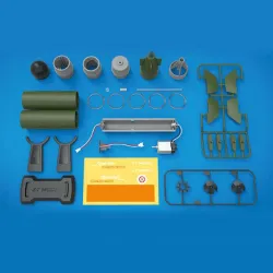 Sähköinen RC-sukellusvene torpedo - kokoonpanomalli - DIY-lelu