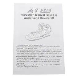 BarcoTKKJ A1 2.4G 4CH - dual-propeller hovercraft - barco RC - motores dobles - modelo RTR