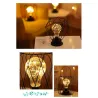 Luces & IluminaciónLinterna de hierro forjado vintage - luz de noche - lámpara de mesa LED