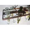 Vintage - pullojen haltija - rautakattolamppu - E27 LED