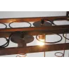 Luces & IluminaciónVintage - soporte de botellas colgantes - lámpara de techo de hierro - E27 LED