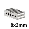 N35 8 * 2 mm neodymium magnet - stark disc 50 bitar