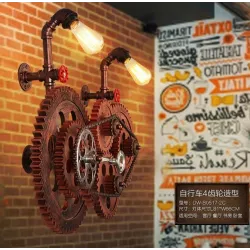 ApliquesMaterial industrial estilo loft - lámpara de luz de pared vintage