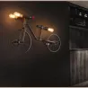 Bicycle & conduite d'eau - LED vintage lumière Edison - lampe murale