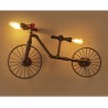 Rower & rura wodna - vintage lampa LED Edison - kinkietKinkiety