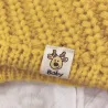 Vinterhatt med små renar horn & öron - stickad hatt för barn