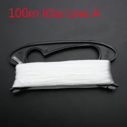 Plastic vliegerhandvat - polyester lijn 30m / 100mVliegers