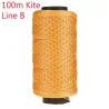 CometaMango de kite plástico - línea de poliéster 30m / 100m