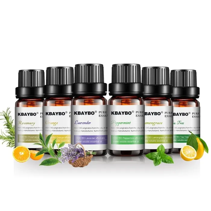 10 ml * 6 - Eteeriset öljyt kostutin - laventeli - teepuu - sitruuna - rosmariininen - appelsiini - piparminttu