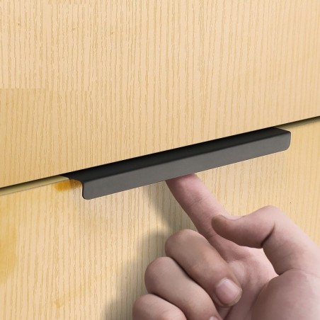Gold - silver - black - hidden furniture door handles - zinc alloy