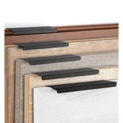 MueblesOro - plata - negro - mangos de puertas de muebles ocultos - aleación de zinc