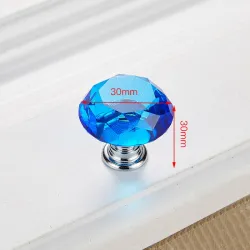 MueblesMangos de muebles con tornillos - perillas de cristal - 30mm - 5 piezas