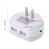 Dual USB port lataus LED-yön valo - valon sensori